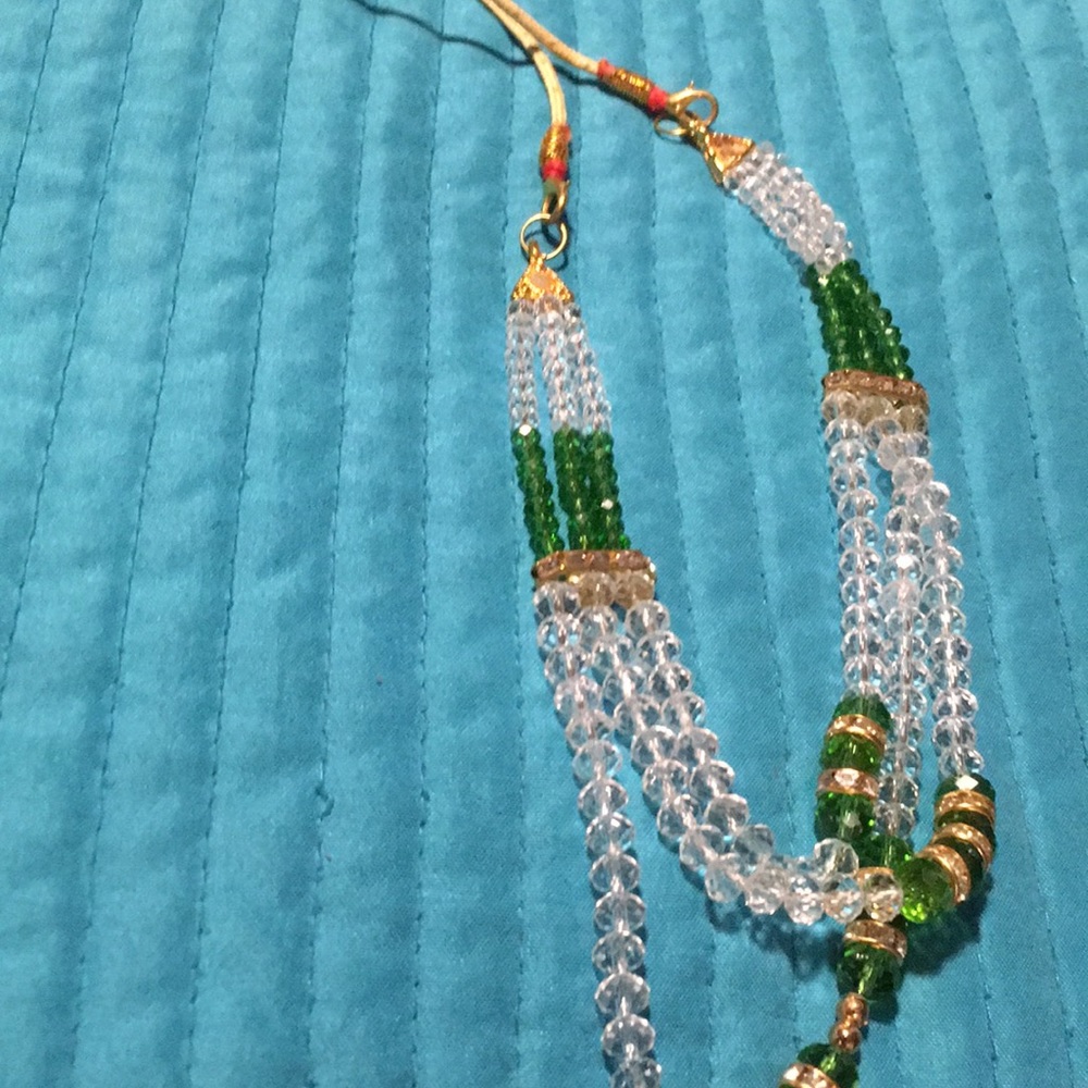 Green African necklace